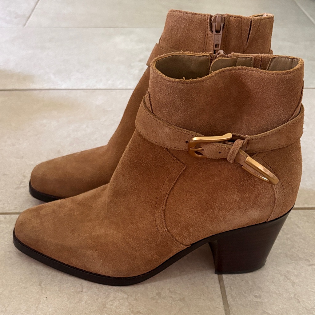 Paige Suede Ankle Boots